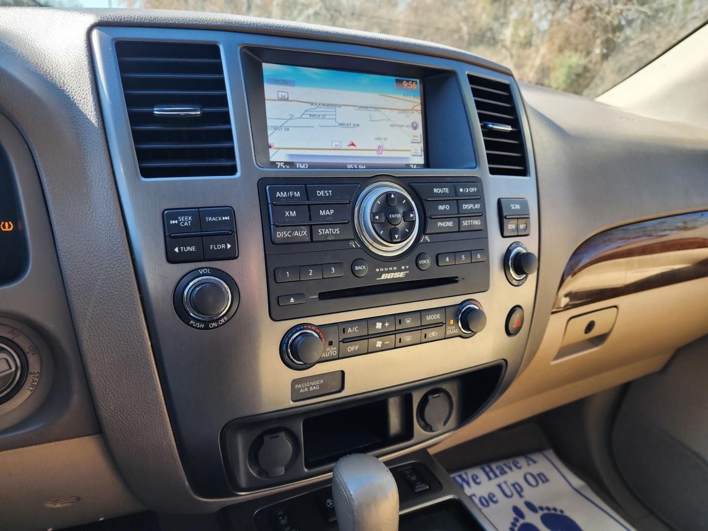 2014 Burgandy /BEIGE Nissan Armada Platinum (5N1AA0ND2EN) with an 5.6 V-8 engine, Automatic transmission, located at 1221 Madison St., Shelbyville, TN, 37160, (931) 680-9439, 0.000000, 0.000000 - Photo#9